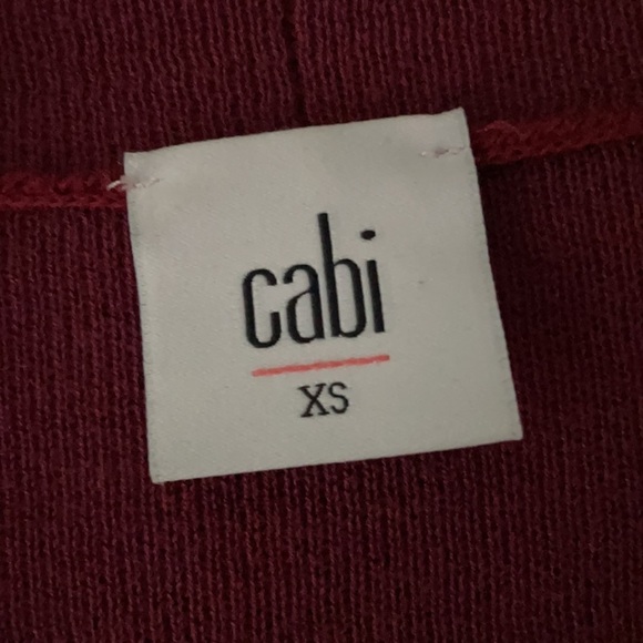 CAbi 3479 Cozy Up Two Tone Drape Open Cardigan XS - Picture 3 of 4